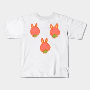 strawberry bunnies Kids T-Shirt